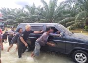 Banjir di Kejuruan Muda Aceh Tamiang Mulai Surut, Polisi Tetap Pantau Lokasi Dan Titik Kemacetan Lulintas