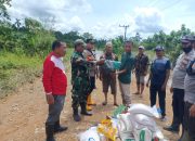 Muspika Pantee Bidari Salurkan Bantuan Dinsos Aceh Timur Untuk Korban Banjir