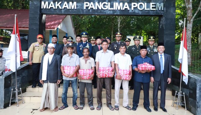 Pj Bupati Aceh Besar Inspektur Upacara Ziarah Makam Hari Pahlawan
