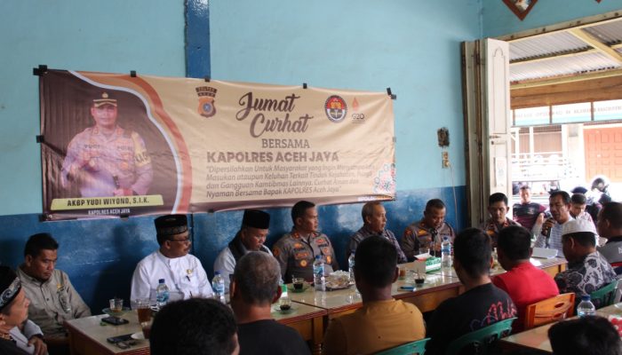 Ingin Dekat Dan Dengar Keluhan Masyarakat, Jajaran Polres Polda Aceh Masih Gelar Jum’at Curhat