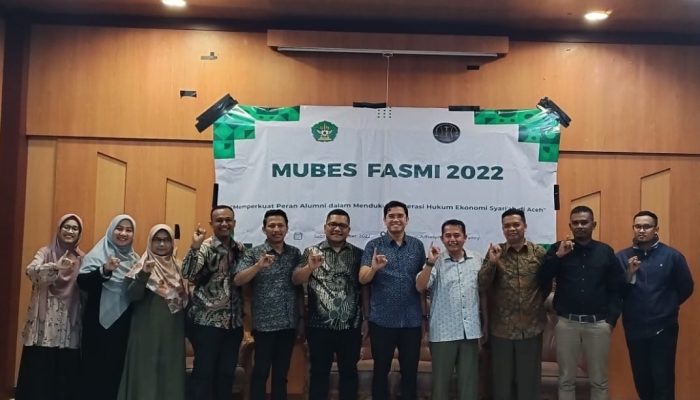 Mubes-II FASMI tetapkan Zulmahdi Hasan Ketua Presidium Forum Alumni Hukum Ekonomi Syariah UIN Ar-Raniry