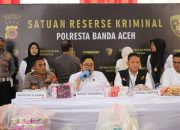 Polresta Banda Aceh dan BPOM Aceh Sita Puluhan Kosmetik Ilegal
