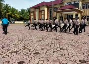 Personel Satuan Samapta Polres Pijay Gelar Latihan Dalmas