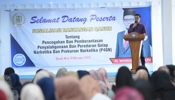 Anggota DPRK Banda Aceh Sosialisasi Rancangan Qanun Fasilitas P4GN di Kampus USM