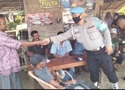 Polisi Bersama TNI Bersinegi Gelar Patroli di Kecamatan Pantee Bidari