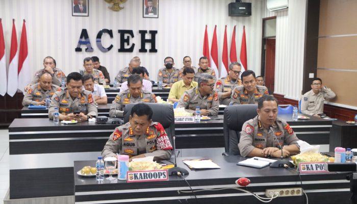Hasil Anev Program Quickwins Presisi, Polda Aceh Tempati Posisi ke 2