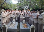Sambut Hut ke 51 Korpri, PNS Polda Aceh Gelar Upacara Ziarah di TMP