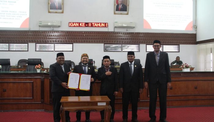 Sah, APBK Aceh Besar Tahun 2023 Rp 1,7 T
