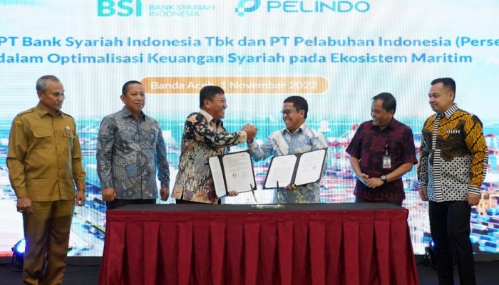 Kolaborasi BSI dan Pelindo Percepat Pertumbuhan Ekosistem Keuangan Syariah