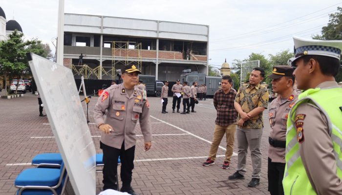 Polresta Banda Aceh Gelar Apel Persiapan Pengamanan Kunker Anies Baswedan dan Cegah Guantibmas Jelang 4 Desember