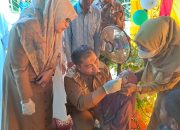 Pj Bupati Aceh Besar Launching Polio Tetes di Kecamatan Blang Bintang