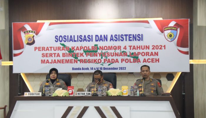Tim Itwasum Polri Gelar Sosialisasi Dan Asistensi Peraturan Kapolri Nomor 4 Tahun 2021  Tim