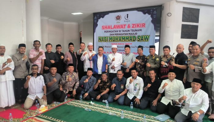 Maulid di PWI Aceh; Ustaz Zul Arafah Pimpin Zikir, Tu Sop Tausiah
