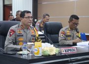 Kapolda Aceh Ikut Rapat Anev Quick Wins Secara Virtual