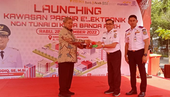 Dukung Program Pemko Banda Aceh, Uang Elektronik Bank Aceh Bisa Digunakan di Kawasan Parkir Non Tunai