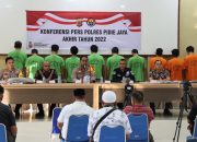 Kapolres Pidie Jaya Pimpin Konferensi Pers Akhir Tahun 2022