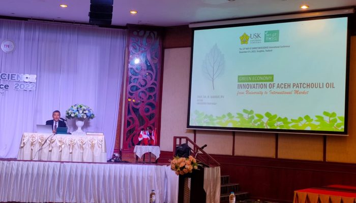 Rektor USK Prestasi Nilam di Konferensi Internasional IMT-GT Thailand