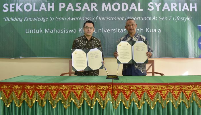 USK dan BEI Aceh Laksanakan Sekolah Pasar Modal Syariah untuk Mahasiswa