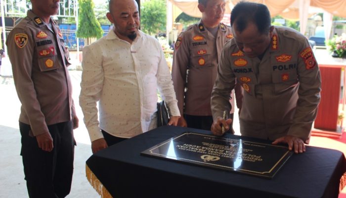 Kapolresta Banda Aceh Resmikan Gedung Tunggal Panaluan