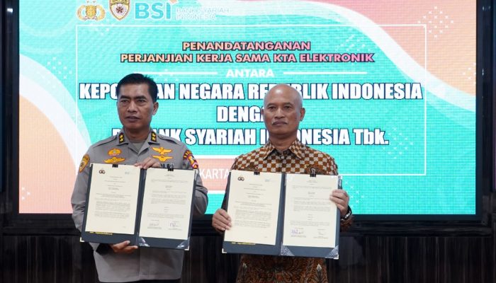 BSI bersinergi dengan Polri Terbitkan KTA Elektronik Untuk Personil Polri di Seluruh Indonesia