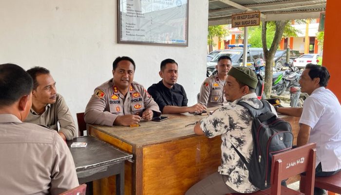 Kapolres Pijay Turut Pantau Pelaksanaan Ujian CAT Calon Anggota PPS Kabupaten Pidie Jaya Untuk Pemilu 2024