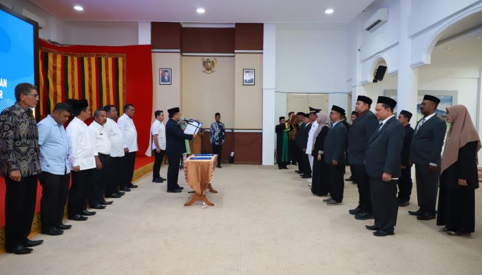 Pj Bupati Iswanto kukuhkan ulang Inspektur Pembantu, Lantik Camat dan Kabid