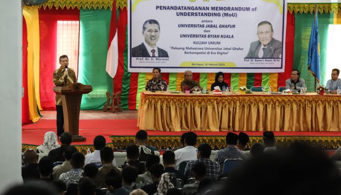 Rektor USK Ajak Mahasiswa Unigha Tingkatkan Literasi Digital