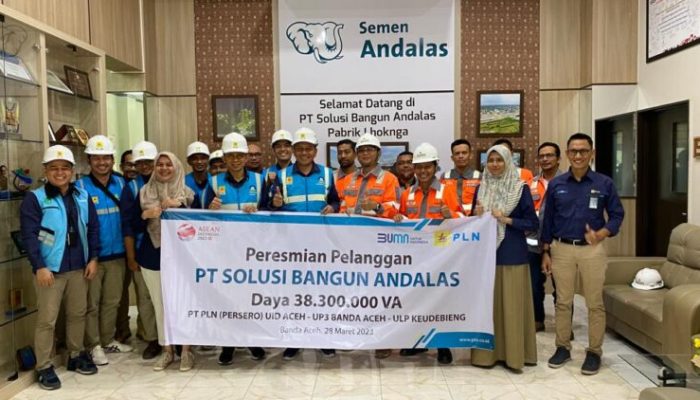 Lebih Efisien dan Andal, PT Solusi Bangun Andalas di Aceh Beralih Gunakan Listrik PLN
