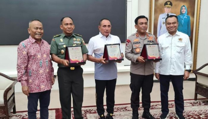 Sukses HPN 2023, PWI Pusat Apresiasi Gubsu, Kapoldasu, Pangdam 1/BB