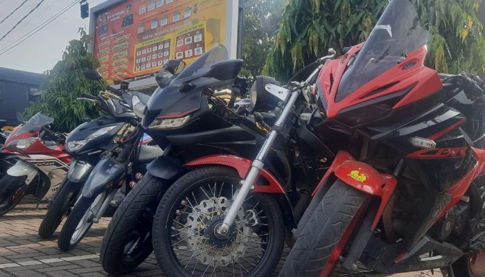 Resahkan Warga, Puluhan Sepeda Motor Diamankan Polisi di Banda Aceh