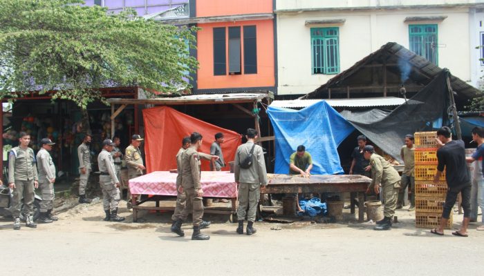 Jelang Ramadhan, Satpol PP & WH Aceh Besar Gencarkan Penertiban