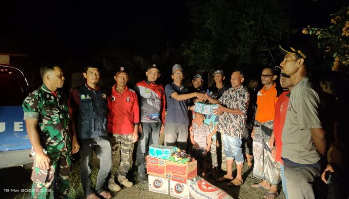 Pemkab Aceh Besar Antar Bantuan masa Panik Angin Kencang