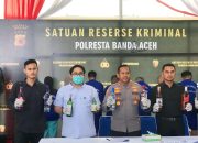 Polisi Amankan Ratusan Botol Miras Berbagai Merek