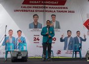 Calon Presiden Mahasiswa USK Sampaikan Visi Misi Dalam Debat Kandidat