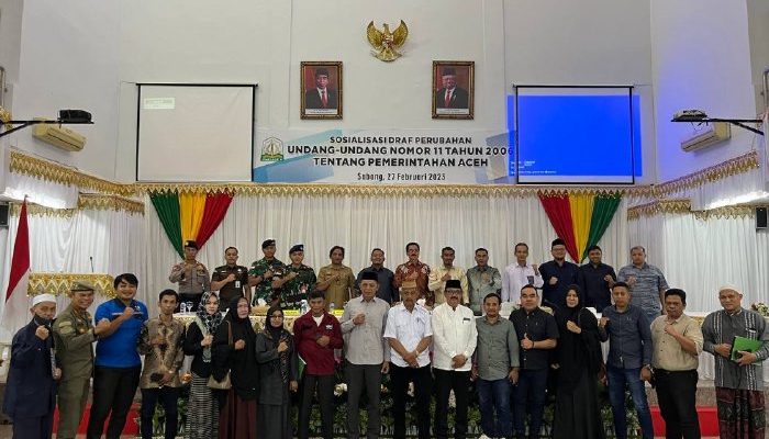 Keberadaan BPKS Sabang Jadi Sorotan di Sosialisasi Draft Revisi UUPA