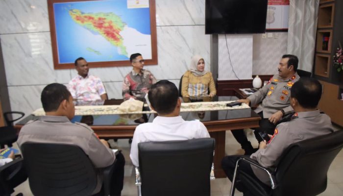 Wakapolda Aceh Terima Audiensi Wakil DPD PDI Perjuangan