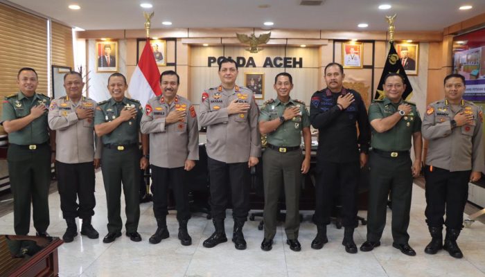 Kapolda Aceh Terima Kunjungan Pangdam IM