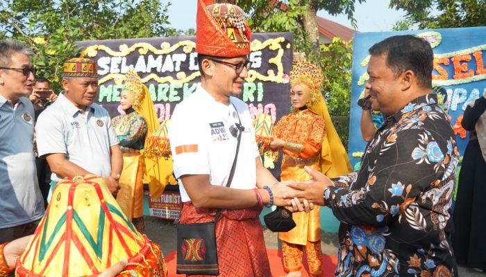 Sandiaga Uno Kagumi Gampong Wisata Lubok Sukon Aceh Besar