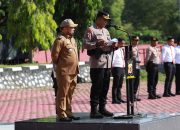 Pj Bupati Aceh Besar Hadiri Apel Gelar Pasukan Operasi Ketupat Seulawah 2023