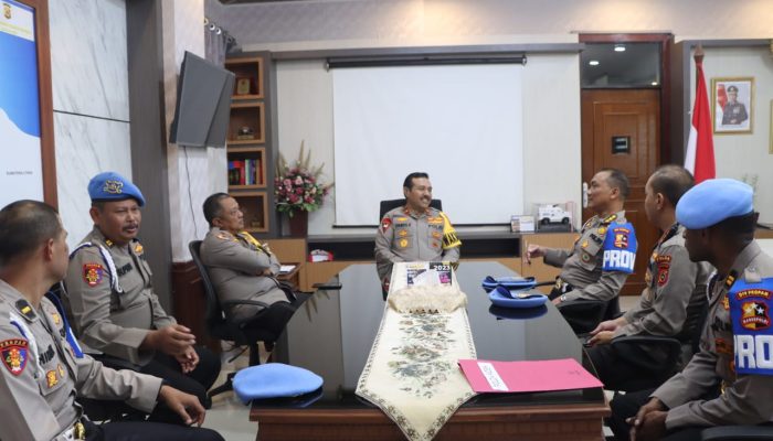 Wakapolda Aceh Terima Kunjungan Tim Was Ops Propam Mabes Polri