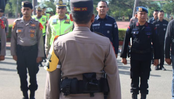Hari Lebaran ke 3, Personel Operasi Ketupat Seulawah 2023 Tetap Apel Pagi