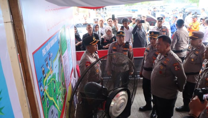Tim Wasops Polri Bersama Pejabat Polda Aceh Cek Pos Operasi Ketupat Seulawah