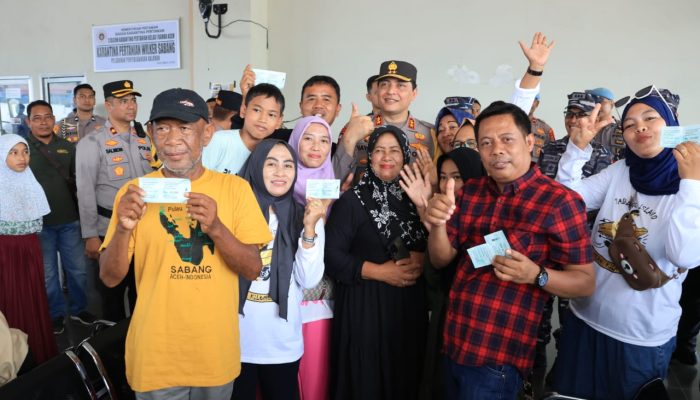 Kapolda Aceh Lakukan Sejumlah Kegiatan Saat Tinjau Pos Pengamanan Operasi Ketupat di Sabang
