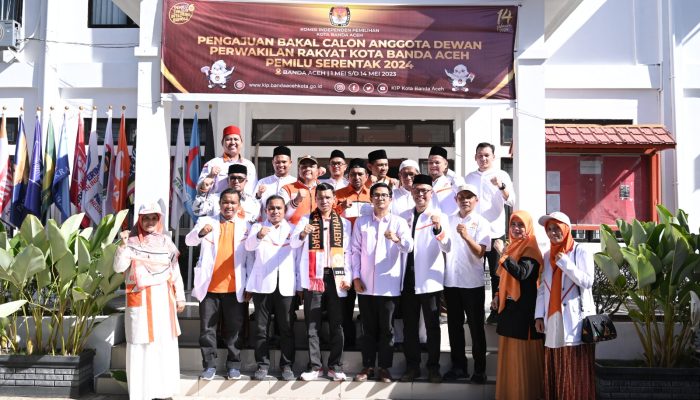 PKS Banda Aceh Ajukan 30 Bacaleg ke KIP Ikut Pemilu 2024