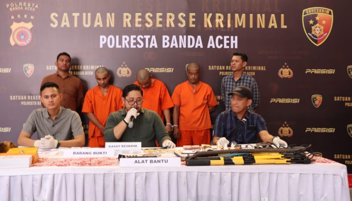Polisi Tangkap Pelaku Pencurian Bernilai Ratusan Juta di Banda Aceh