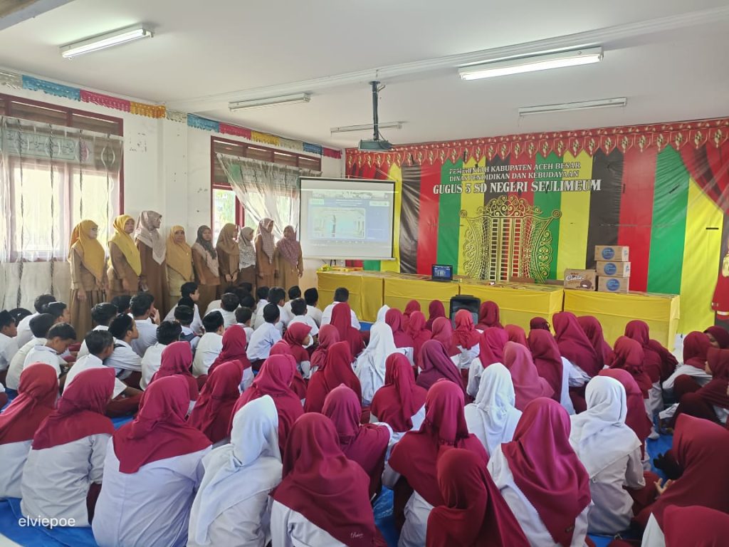 Puluhan Ribu Siswa SD Aceh Besar Nobar Literasi Digital