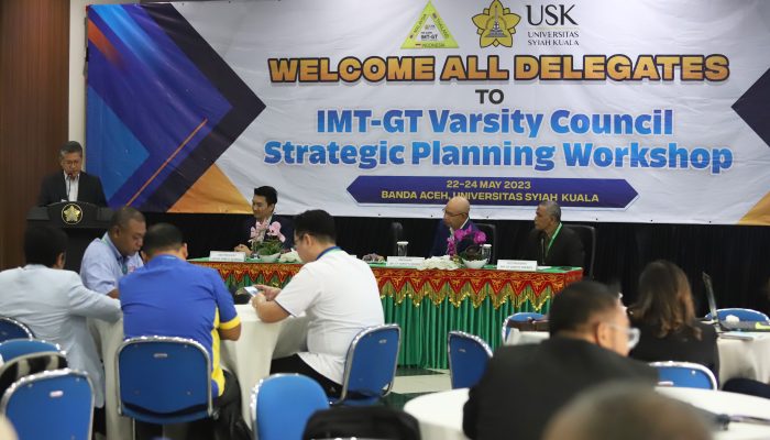 USK Bahas Perencanaan Strategis IMT-GT Varsity Council bersama Sejumlah Universitas di ASEAN