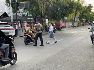 Personel Polda Aceh Lakukan Strong Point, Sangat Bermanfaat Bagi Masyarakat