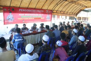 Dalam Rangka Hari Bhayangkara ke 77, Biddokkes Polda Aceh Gelar Bhakti Kesehatan Gratis