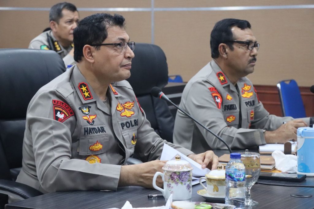 Presiden RI Akan Ke Aceh, Kapolda Aceh Terima Arahan Sesko Menkopolhukam Secara Virtual